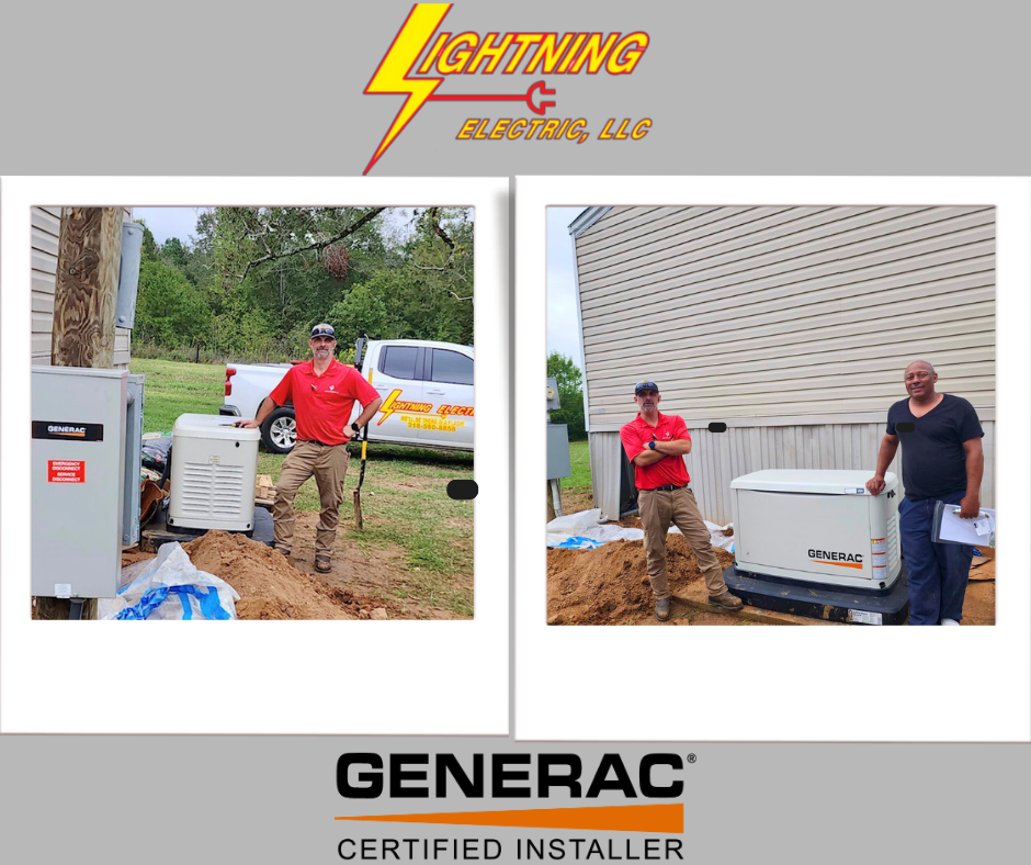 Generator Installation Services in Shreveport LA - Lightning Electric LLC